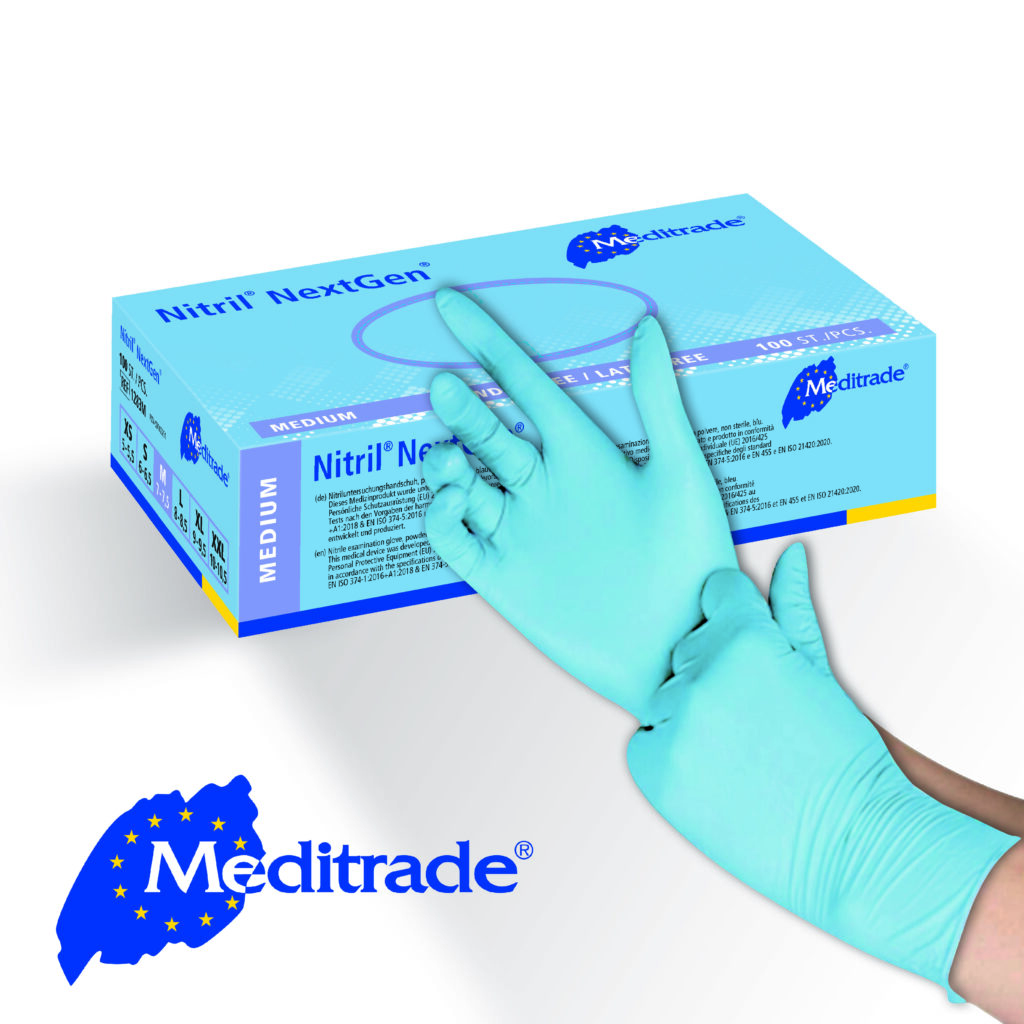 MEDITRADE NITRIL NEXTGEN Einmal-Schutzhandschuhe
