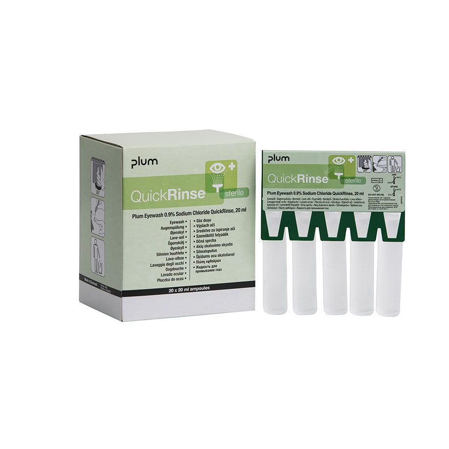 PLUM QuickRinse Augenspülampullen Refill