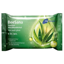 MEDITRADE BEESANA Feuchte Waschhandschuhe